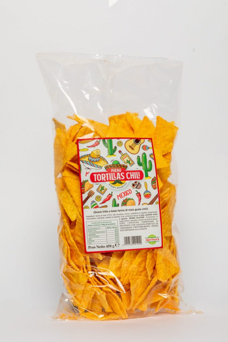 TORTILLAS PUEBLO CHILI g 450