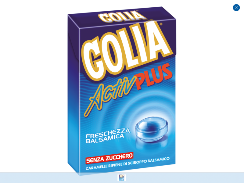 GOLIA ACTIV PLUS BLU S.Z. ASTUCCIO Pz. 20