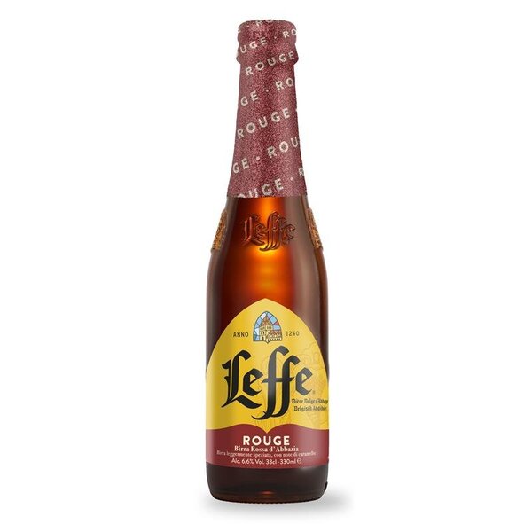 BIRRA LEFFE ROUGE DOPPIO MALTO CL 33   6,6% Vol.  Pz. 24