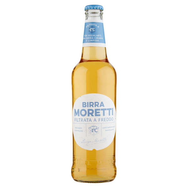 BIRRA MORETTI FILTRATA A FREDDO CL 33   4,3% Vol.  Pz. 24