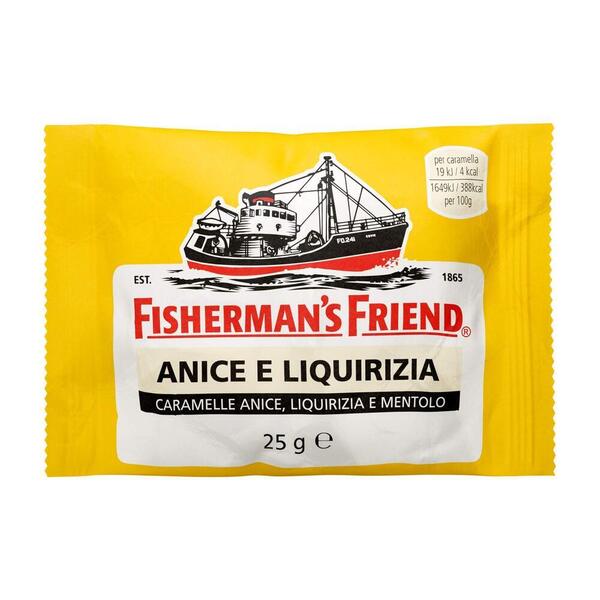 FISHERMAN'S FRIEND ANICE, LIQUIRIZIA E MENTOLO gr 25  Pz. 24