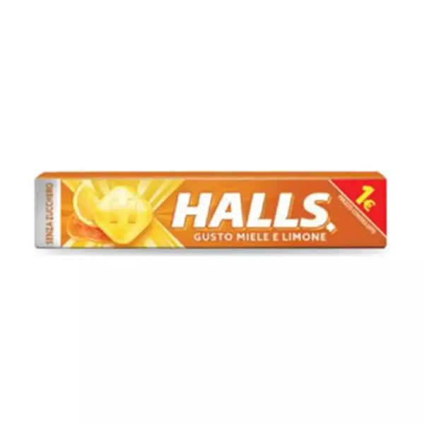 HALLS MIELE E LIMONE SENZA ZUCCHERO Pz. 20