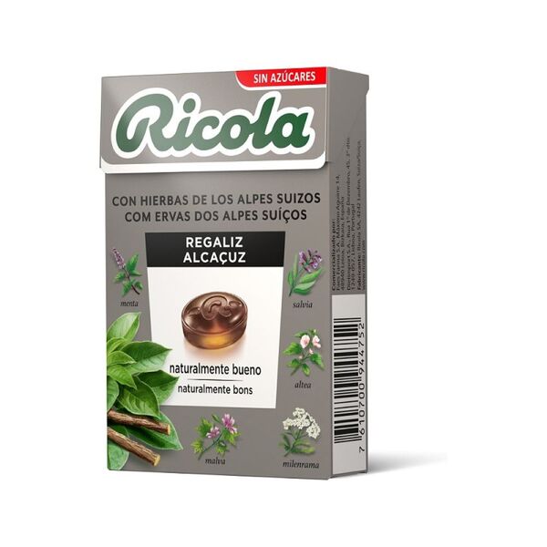 RICOLA LIQUIRIZIA S.Z. ASTUCCIO Pz. 20