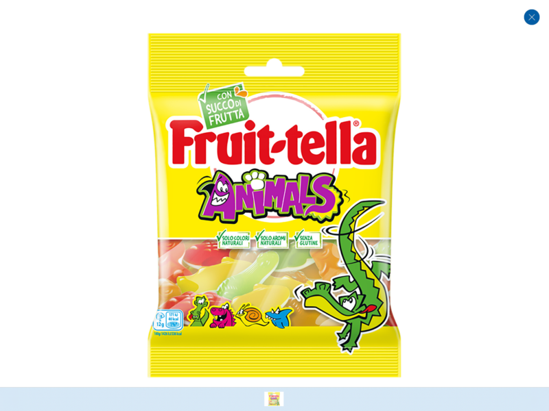 FRUITTELLA BUSTA ANIMALS g. 90 Pz. 18