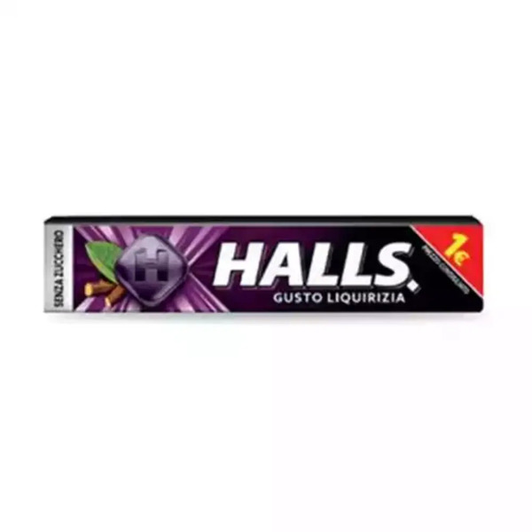 HALLS LIQUIRIZIA SENZA ZUCCHERO Pz. 20
