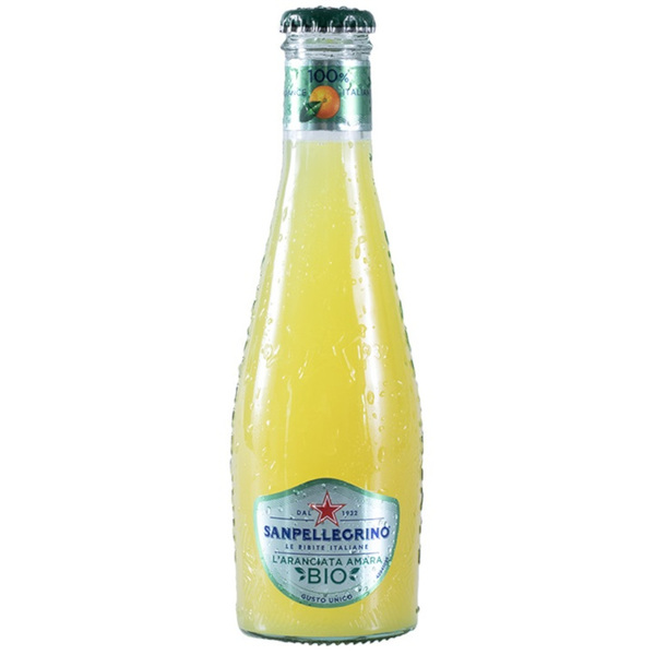 SAN PELLEGRINO ARANCIATA AMARA VETRO CL 20  Pz. 24