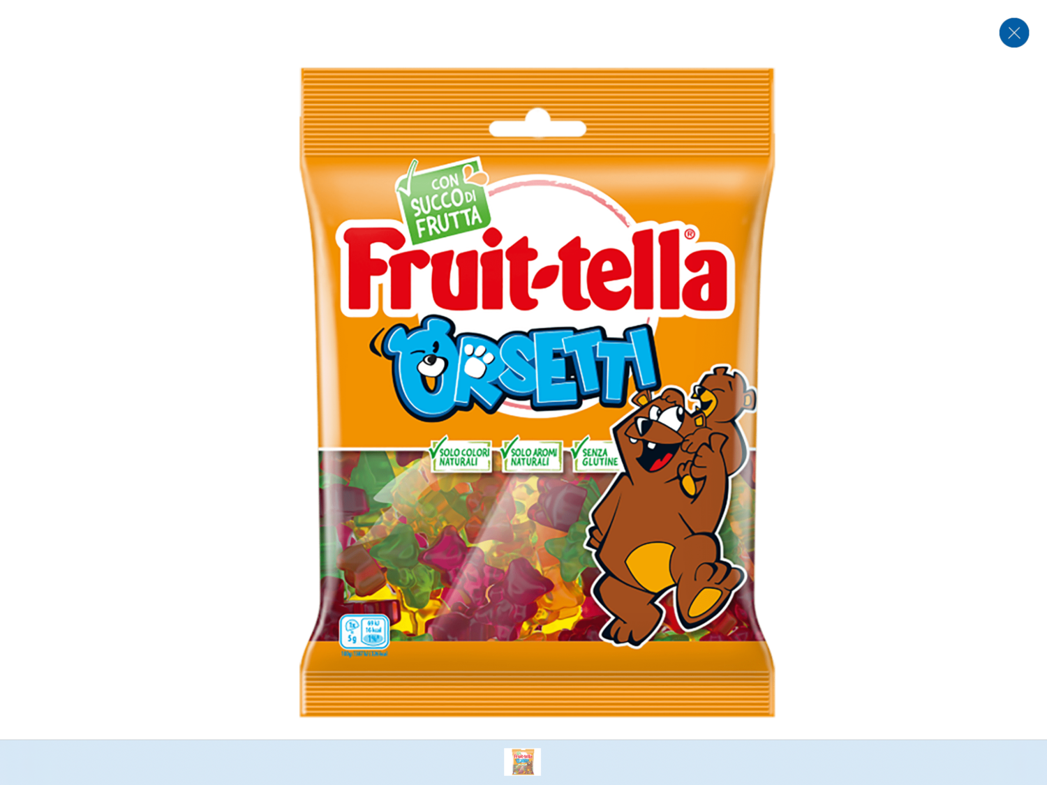 FRUITTELLA BUSTA ORSETTI g. 90 Pz. 18