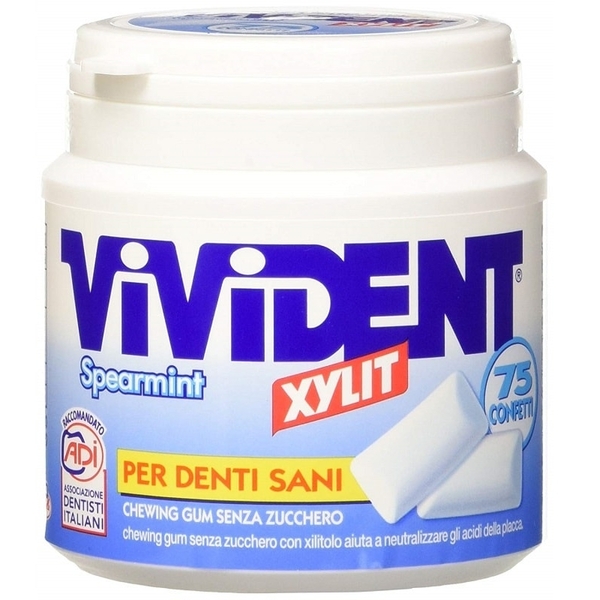 VIVIDENT XYLIT SPEARMINT BARATTOLO CONFETTI  75  Pz. 8