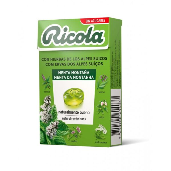 RICOLA MENTA DI MONTAGNA SENZA ZUCCHERO  ASTUCCIO Pz. 20