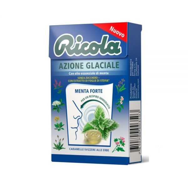 RICOLA AZIONE GLACIALE SENZA ZUCCHERO  ASTUCCIO Pz. 20