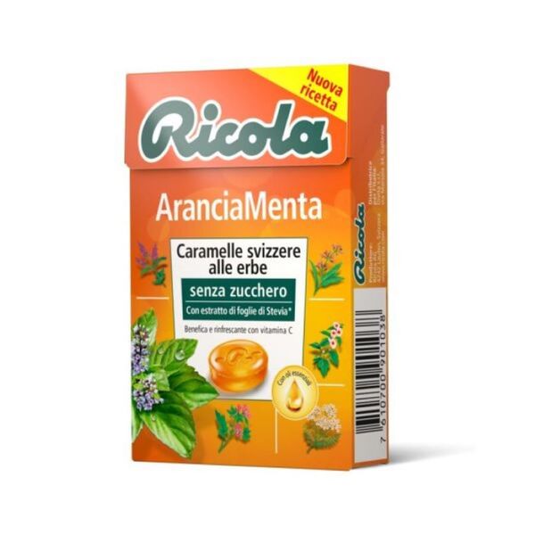 RICOLA ARANCIA MENTA SENZA ZUCCHERO ASTUCCIO Pz. 20