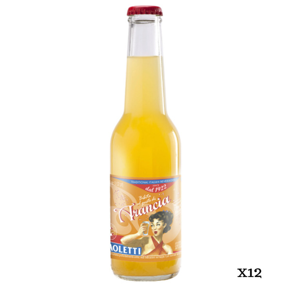 00499 -- 000 (522) ARANCIATA PAOLETTI VETRO NO COLOR CL 25 Pz.12